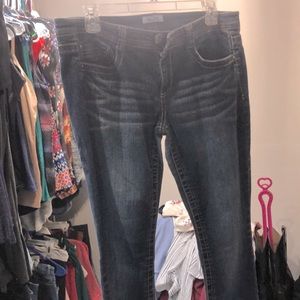 Mud dark demon boot cut jeans